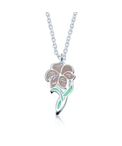 Softly Flower Silver Necklace SPE-3369 (PR8+FL9)